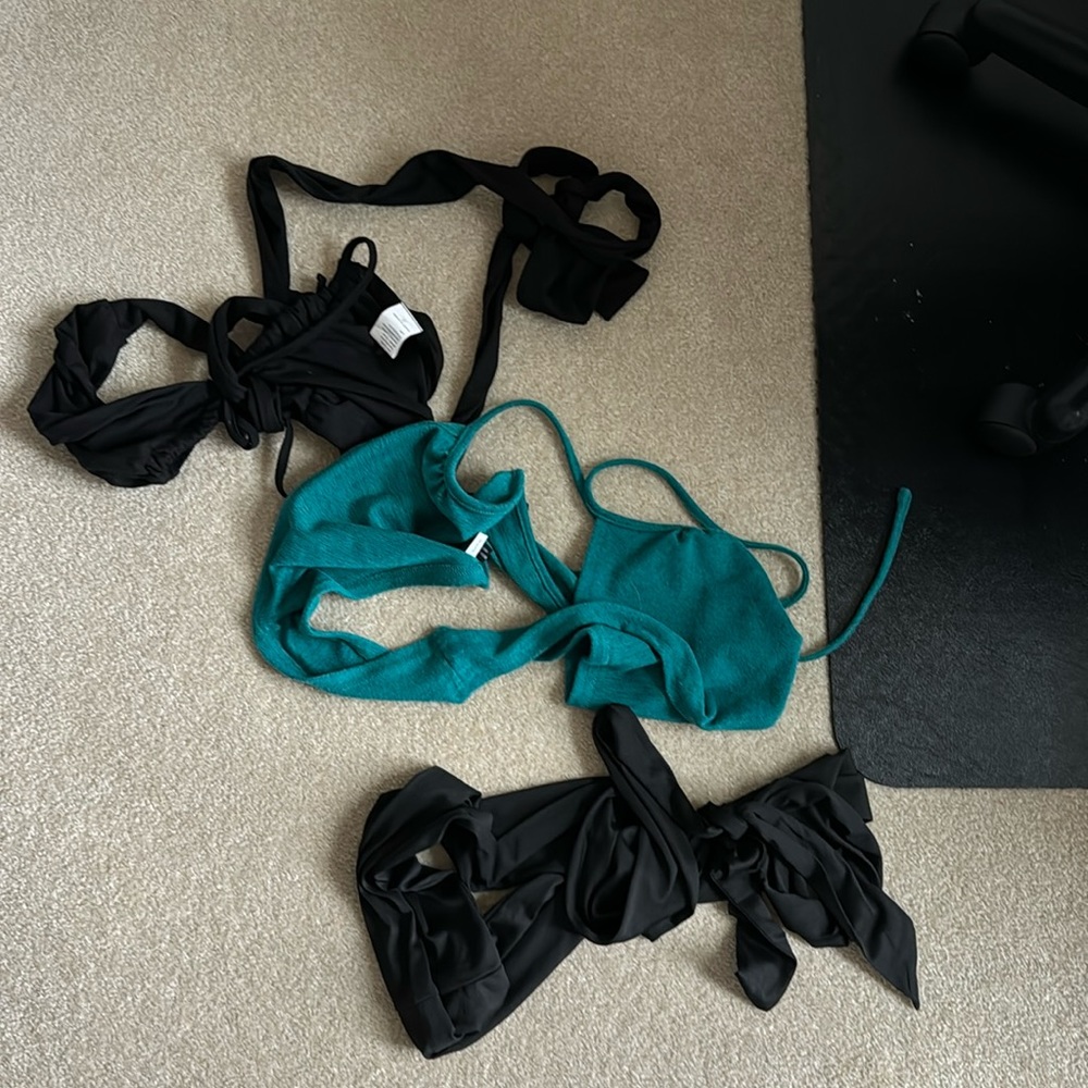 Set of 3 SHEIN tie tops